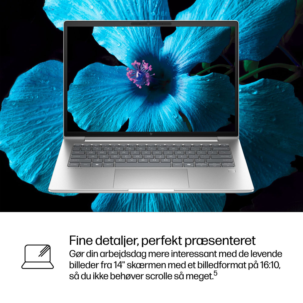 HP EliteBook 6 G1i AI Intel Core Ultra 5 225U Laptop 35,6 cm (14") WUXGA 24 GB DDR5-SDRAM 512 GB SSD Wi-Fi 7 (802.11be) Windows 11 Pro AI PC Sølv
