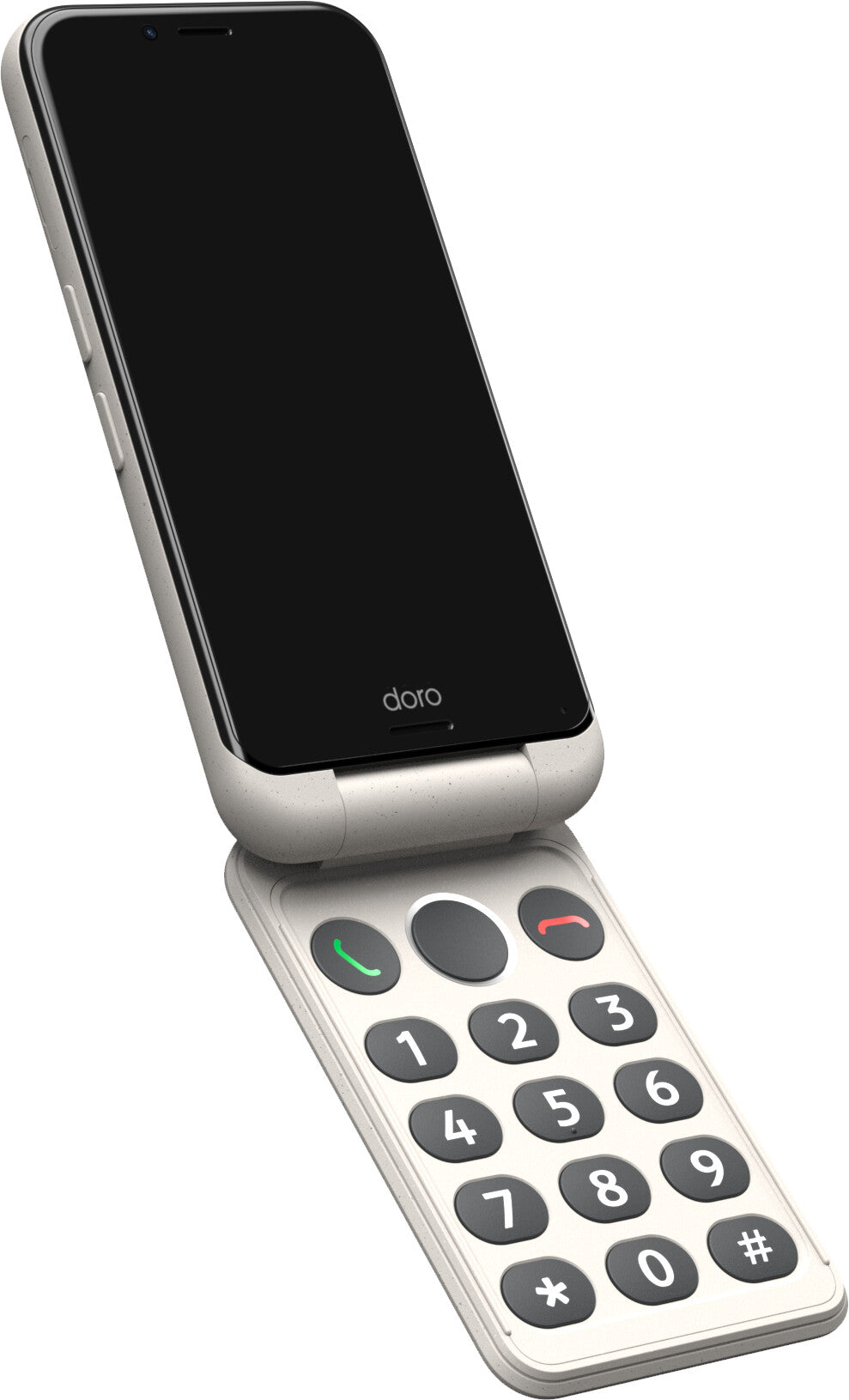Doro Aurora 21 11,4 cm (4.5") Dual SIM Android 14 4G USB Type-C 4 GB 64 GB 3000 mAh Hvid