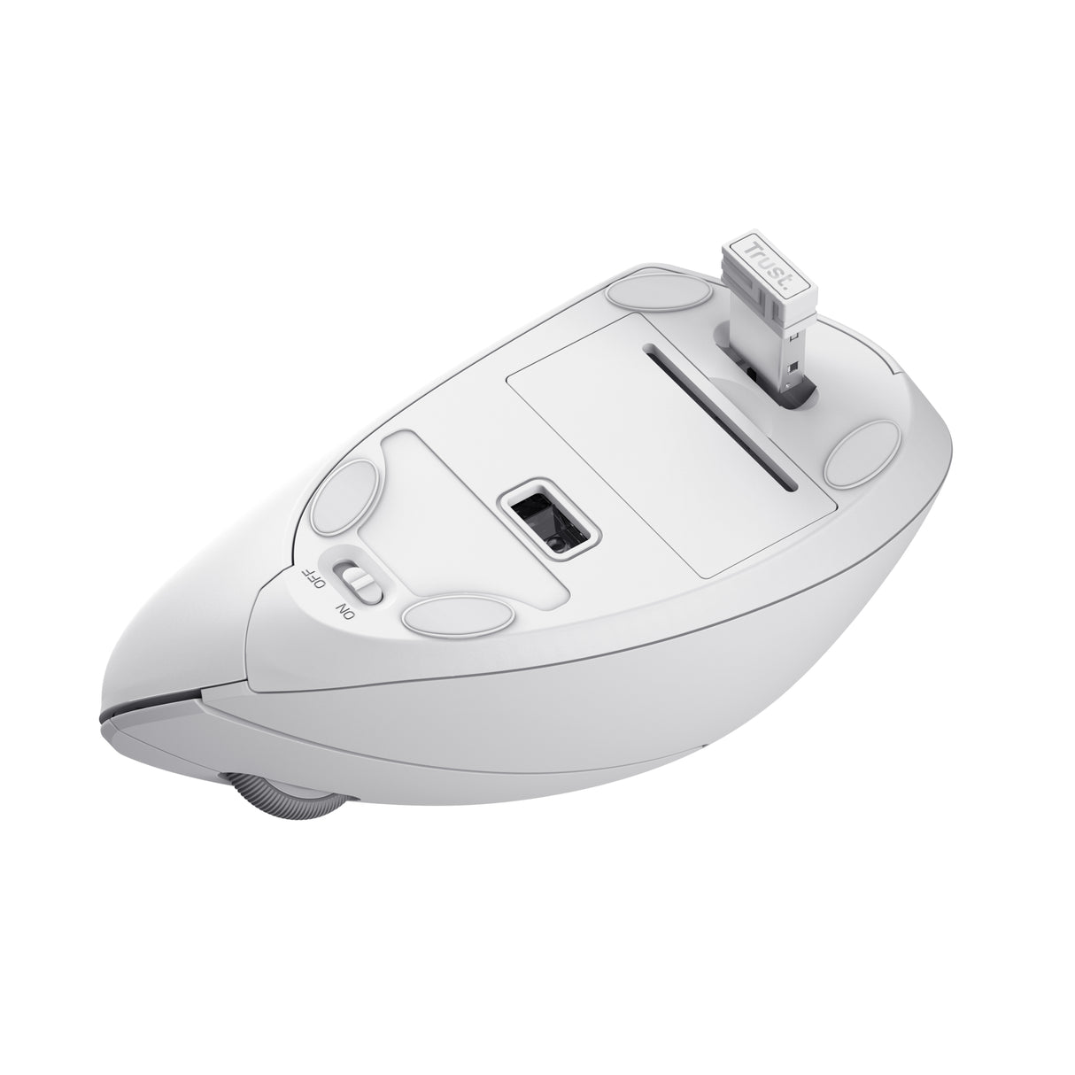 Trust Verto wireless ergo 302371 trådløs mus hvid