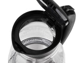 Adler AD 1274 B elkedel 1,7 L 2200 W Sort, Transparent