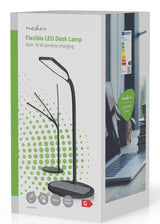 Nedis LED sort skrivebordslampe