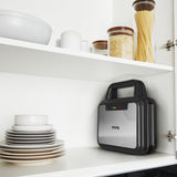 Tefal SW383D10 sandwichtoaster 700 W Sort, Rustfrit stål