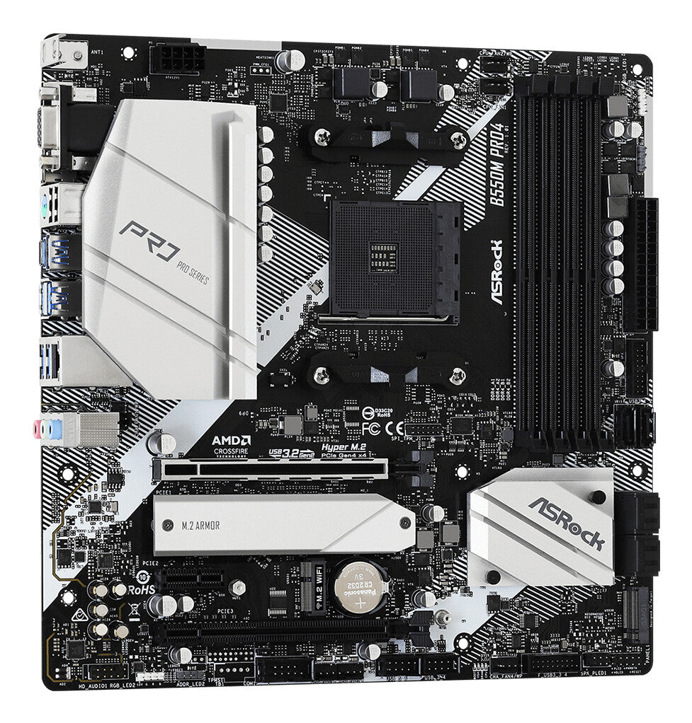 Asrock B550M Pro4 AMD B550 Stik AM4 micro ATX