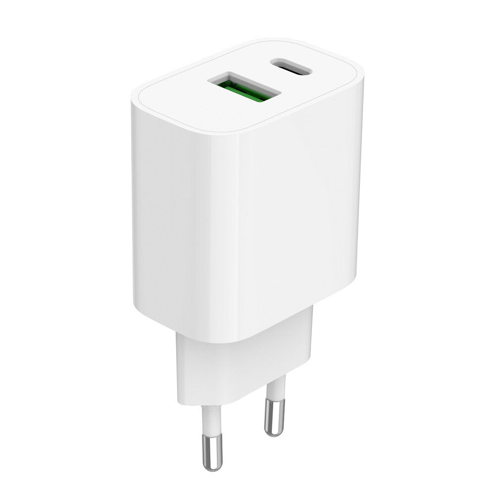 Gembird TA-UC-PDQC20-01-W oplader til mobil enhed Universel Hvid Vekselstrøm Hurtig opladning Indendørs