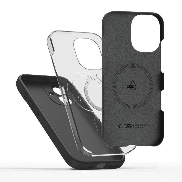 Tech-Protect 5906302330133 mobiltelefon etui 16 cm (6.3") Cover Sort