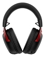 HyperX Cloud III S Wireless - Gaming Headset (Black-Red)