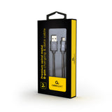 Cablexpert CC-USB2S-AMLM-2M-BG Lightning kabel Grå