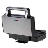 Adler AD 3073 sandwichtoaster 1400 W Sort, Sølv