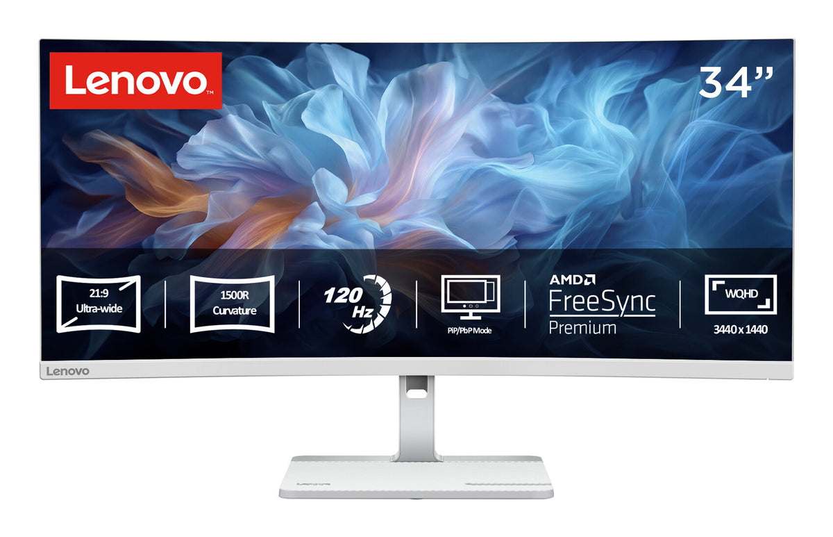 Lenovo L34W-4C 34 VA 3440 x 1440 (UltraWide) HDMI DisplayPort 120Hz