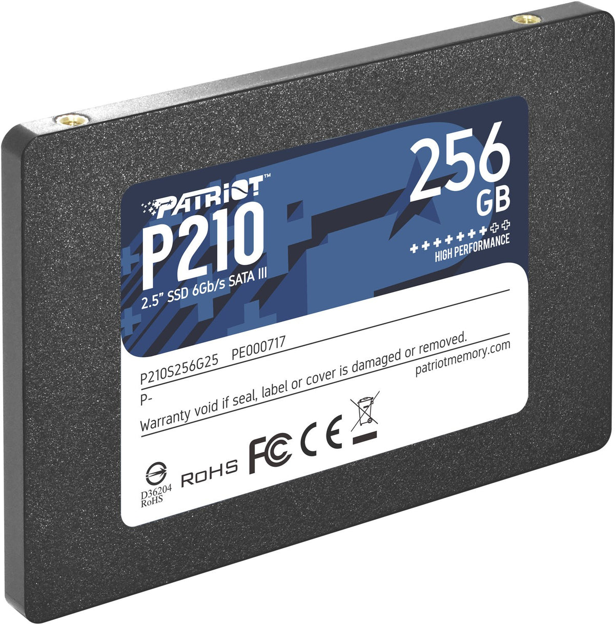 Patriot SSD P210 256GB 2.5 SATA-600