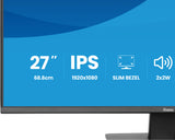 Iiyama X2793HSU-B1 27 IPS 1920 x 1080 (Full HD) HDMI DisplayPort 120Hz