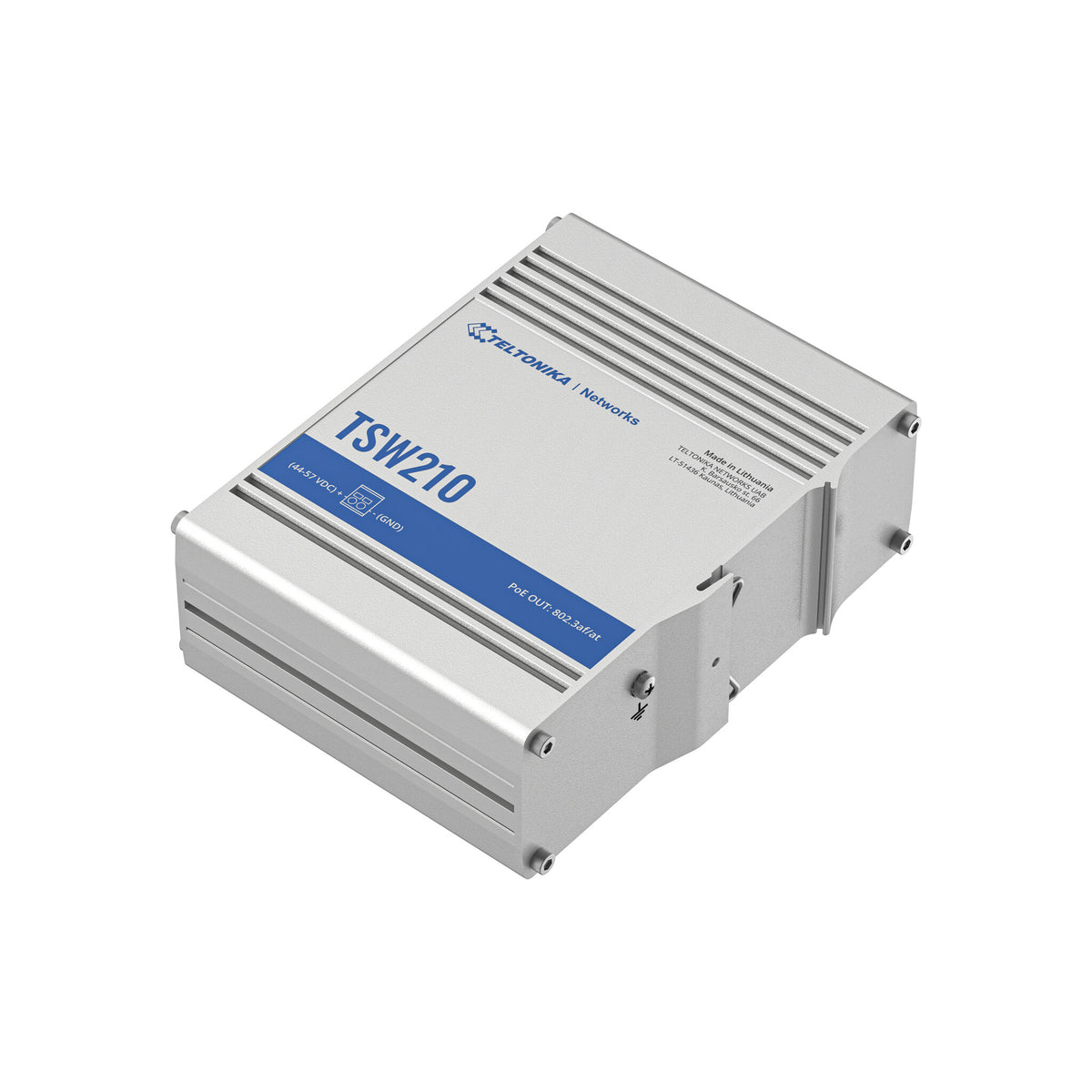 Teltonika TSW210 netværksswitch Ikke administreret Gigabit Ethernet (10/100/1000) Aluminium