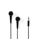 Nedis HPWD1001BK hovedtelefoner/headset Ledningsført I ørerne Musik Sort, Sølv