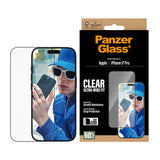 PanzerGlass ® Skærmbeskyttelse iPhone 17 Pro | Ultra-Wide Fit m. EasyAligner