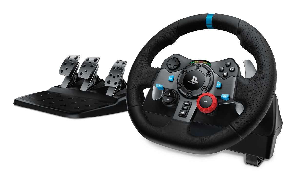Logitech G 991-000539 spil-controller Aluminium, Sort USB Rat + pedaler + headset PC, PlayStation 4, PlayStation 5, Playstation 3