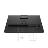 Lenovo ThinkVision T27QD-4v computerskærm 68,6 cm (27") 2560 x 1440 pixel Quad HD LCD Sort