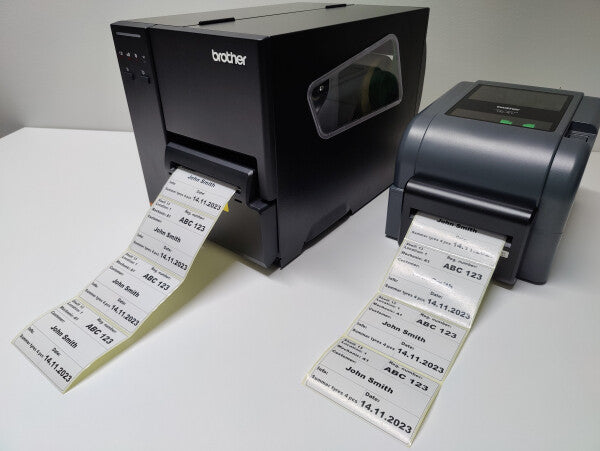 Brother LXP1N073100117N print etiket Hvid Selvklæbende printeretiket
