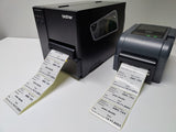 Brother LXP1N073100117N print etiket Hvid Selvklæbende printeretiket