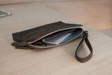 Golla Air Wristlet mobiltelefon etui Tegnebogsetui Sort