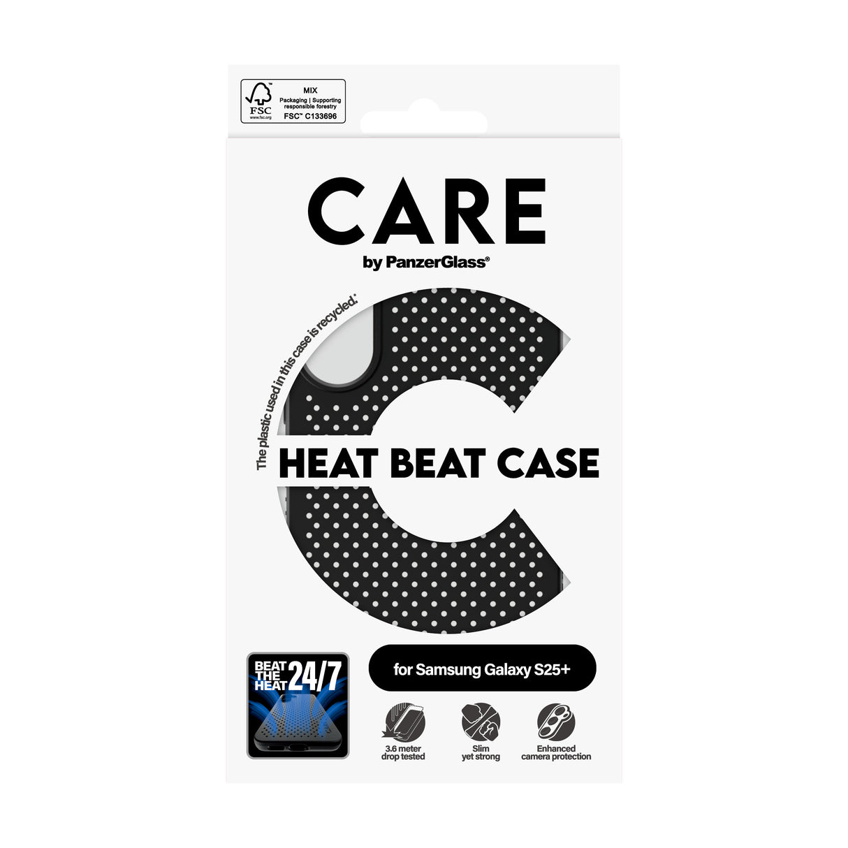 PanzerGlass CARE by ® Feature Case Heat Beat Samsung Galaxy S25+