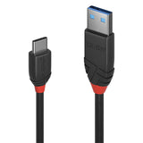Lindy 36917 USB-kabel USB 3.2 Gen 1 (3.1 Gen 1) 1,5 m USB A USB C 10 Gbit/sek. Sort