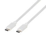 Vivanco PBDCVVUSBCC10W USB-kabel 1 m USB C Hvid