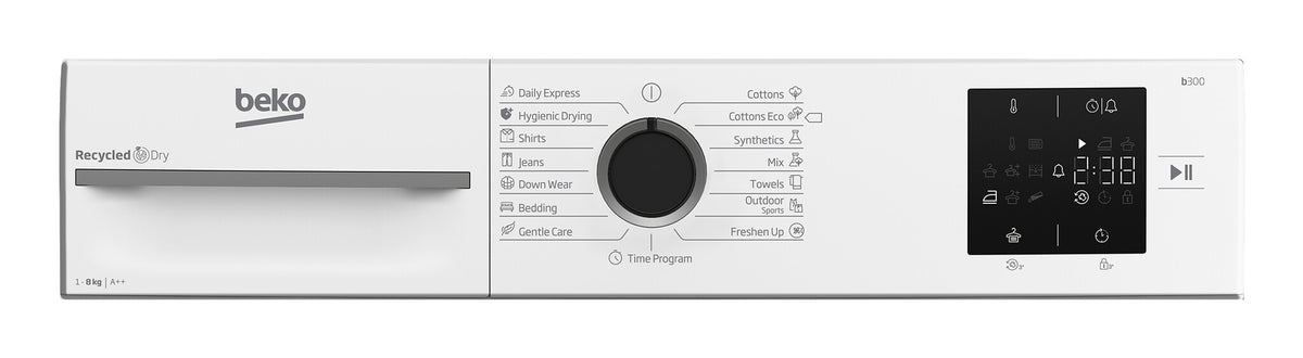 Beko BM3T38230W tumble dryer Freestanding Front-load 8 kg White
