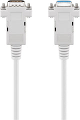 Goobay 50224 serielkabel Grå 2 m DB-9