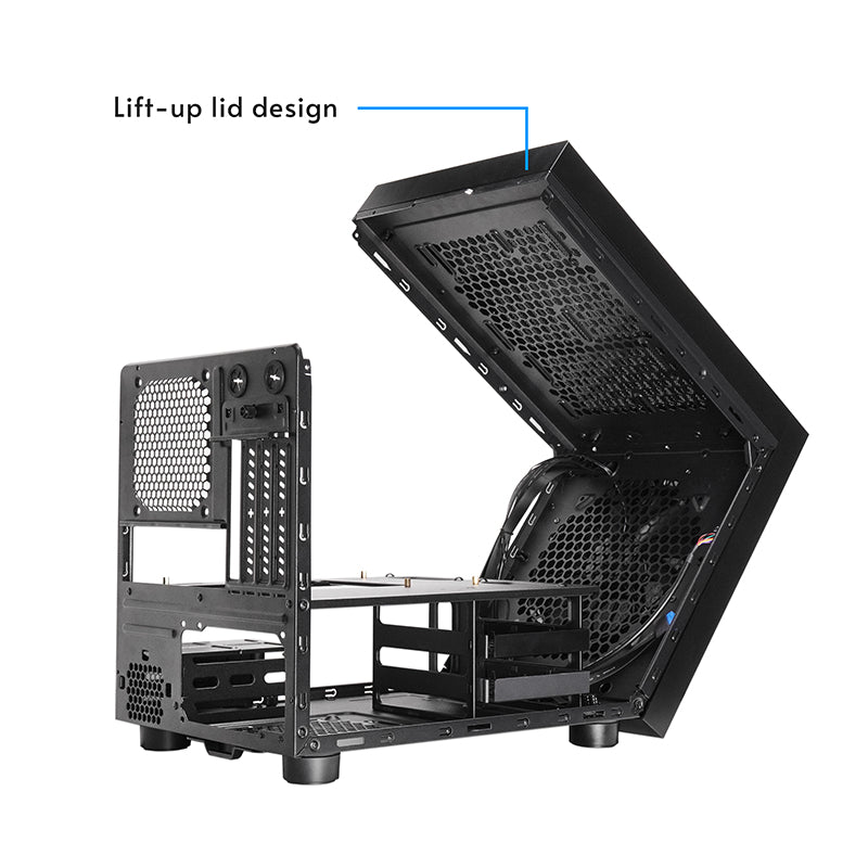 Chieftec The Cube Tower Mini ATX Sort
