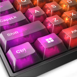 Lenovo Legion K510 Mini Pro tastatur Spil USB US engelsk Sort, Transparent