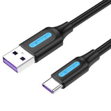 Vention CORBI USB-kabel USB 2.0 3 m USB A USB C 0,48 Gbit/sek. Sort