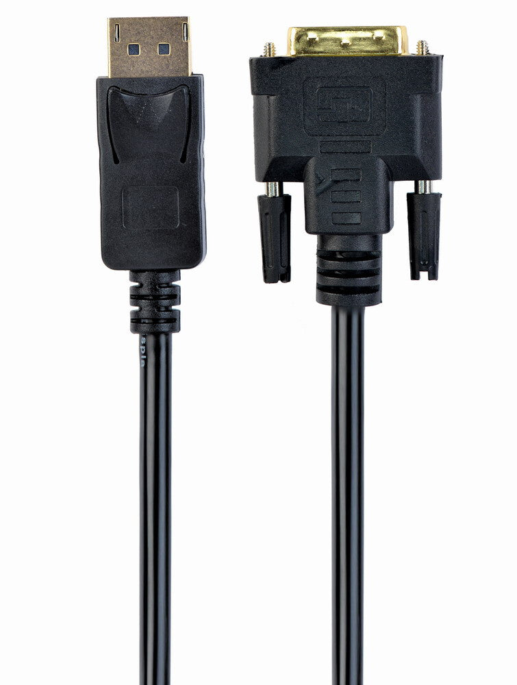 Gembird CC-DPM-DVIM-6 videokabel adapter 1,8 m DisplayPort DVI Sort