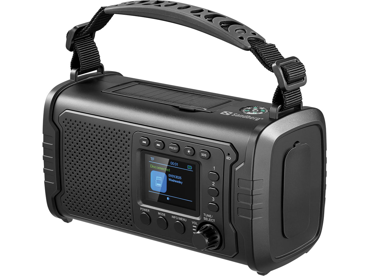 Sandberg 421-38 radio Bærbar Analog & digital Sort