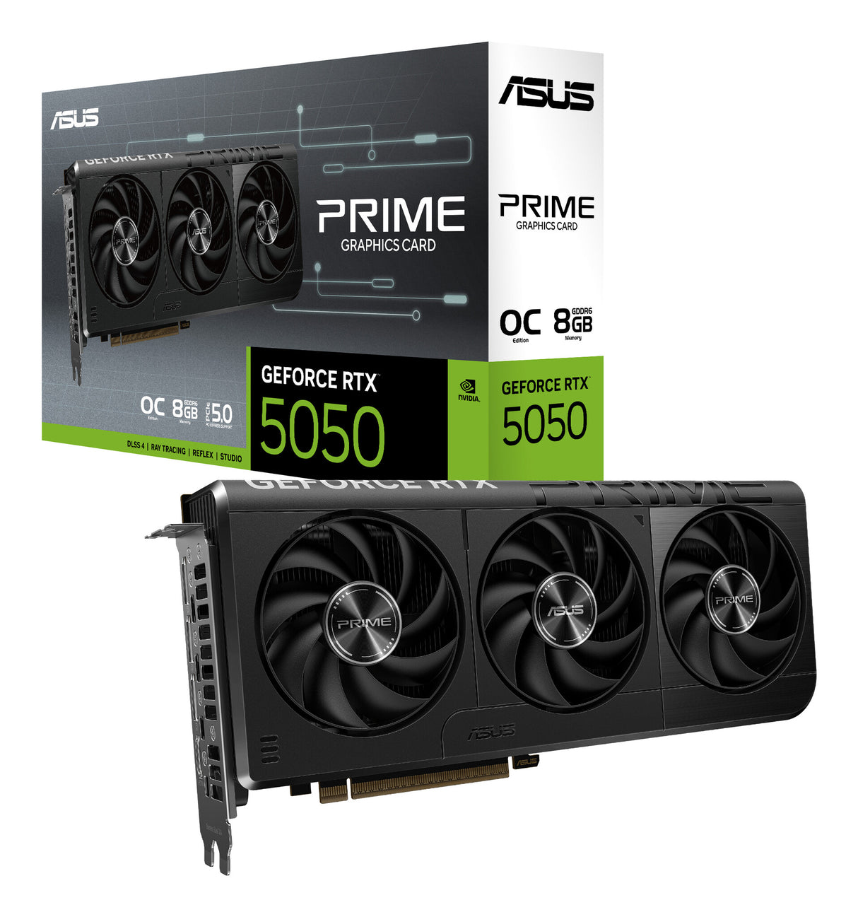 ASUS Prime -RTX5050-O8G NVIDIA GeForce RTX 5050 8 GB GDDR6
