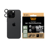 PanzerGlass ® Hoops® Sort Kameralinsebeskytter iPhone 16 Pro | 16 Pro Max