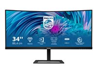 Philips E-line 346E2CUAE 34 3440 x 1440 (UltraWide) HDMI DisplayPort USB-C 100Hz  Dockingskærm