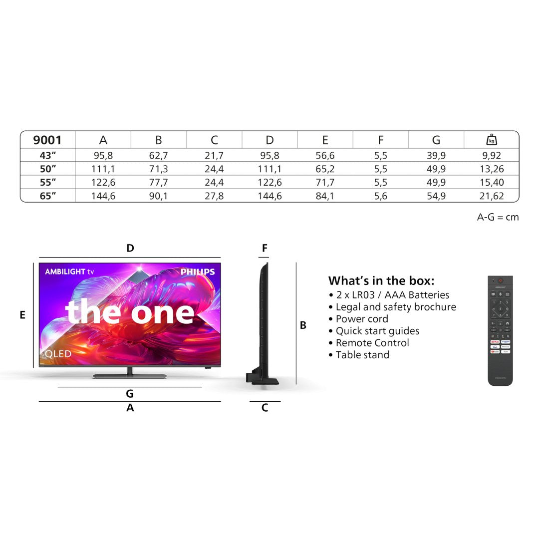 Philips 50PQS9001 - The One - LCD TV