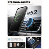 Supcase IBLSN Ares Flip Mag MagSafe Case til iPhone 17 Air - sort