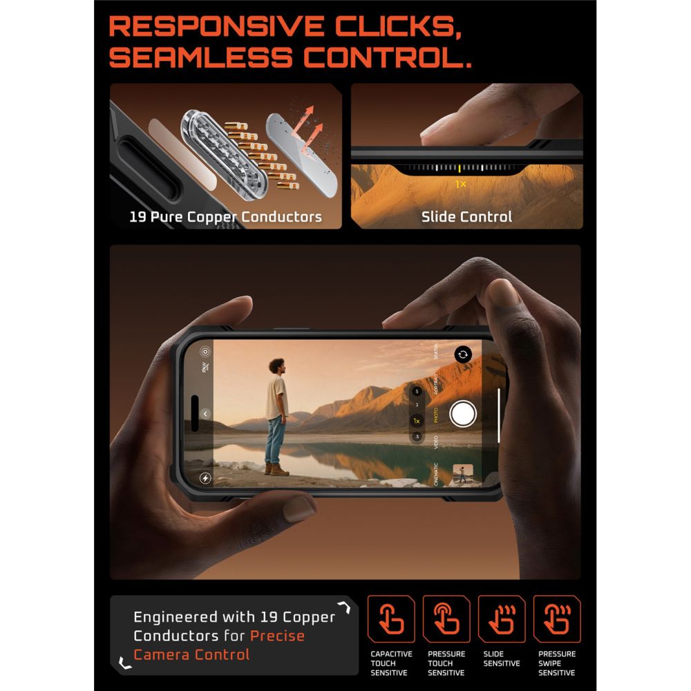 Supcase UB Grip Mag MagSafe Case til iPhone 17 Pro Max - Grøn