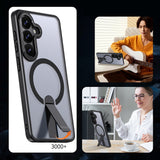 Hybrid Armor X Case til Samsung Galaxy S26 Plus med stand, kompatibel med MagSafe - sort