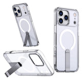 Hybrid Armor X Case til Samsung Galaxy S26 Ultra med stand, kompatibel med MagSafe - gennemsigtig