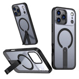 Hybrid Armor X Case til Samsung Galaxy S26 Ultra med Stand, Kompatibel med MagSafe - sort