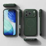 Ringke Onyx Magnetisk MagSafe Case til iPhone 17 Pro - Grøn