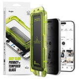 Ringke Easy Slide 2-pack Privacy Glass til iPhone 17 Pro - sort