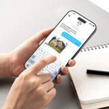 Ringke Easy Slide 2-pack hærdet glas til iPhone 17 Air - sort