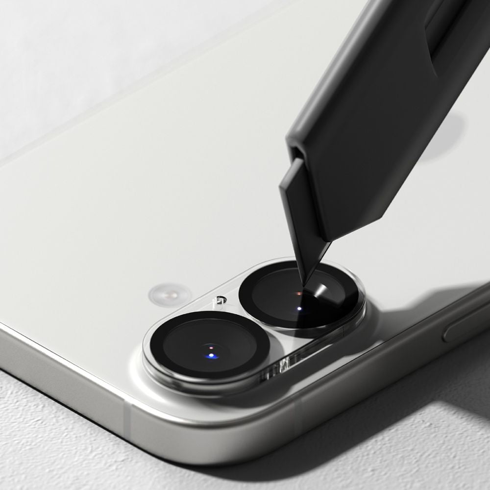 Ringke Camera Full Cover 2-pakke til iPhone 17 - sort