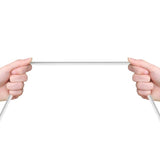 Dudao USB Type C 2.1A 1m hvidt kabel (L4T 1m hvidt)