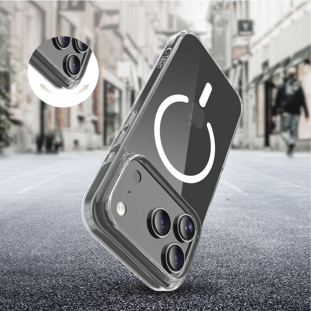 Tech-Protect FlexAir Hybrid MagSafe Case til Google Pixel 10 / 10 Pro - Gennemsigtig