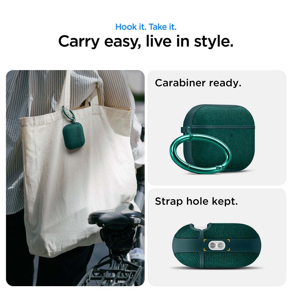 Spigen Urban Fit Case til AirPods 3 - Grøn