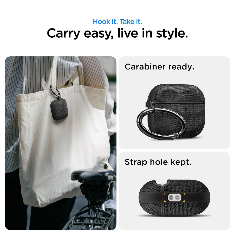 Spigen Urban Fit Case til AirPods 3 - sort